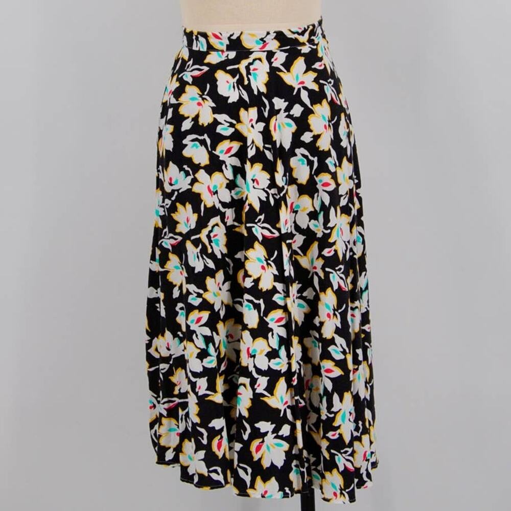 Vintage Santa Floral Skirt